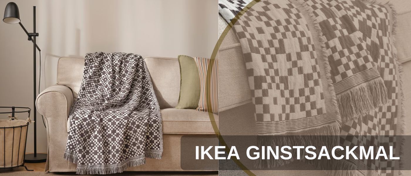 شال مبل ایکیا مدل IKEA GINSTSACKMAL